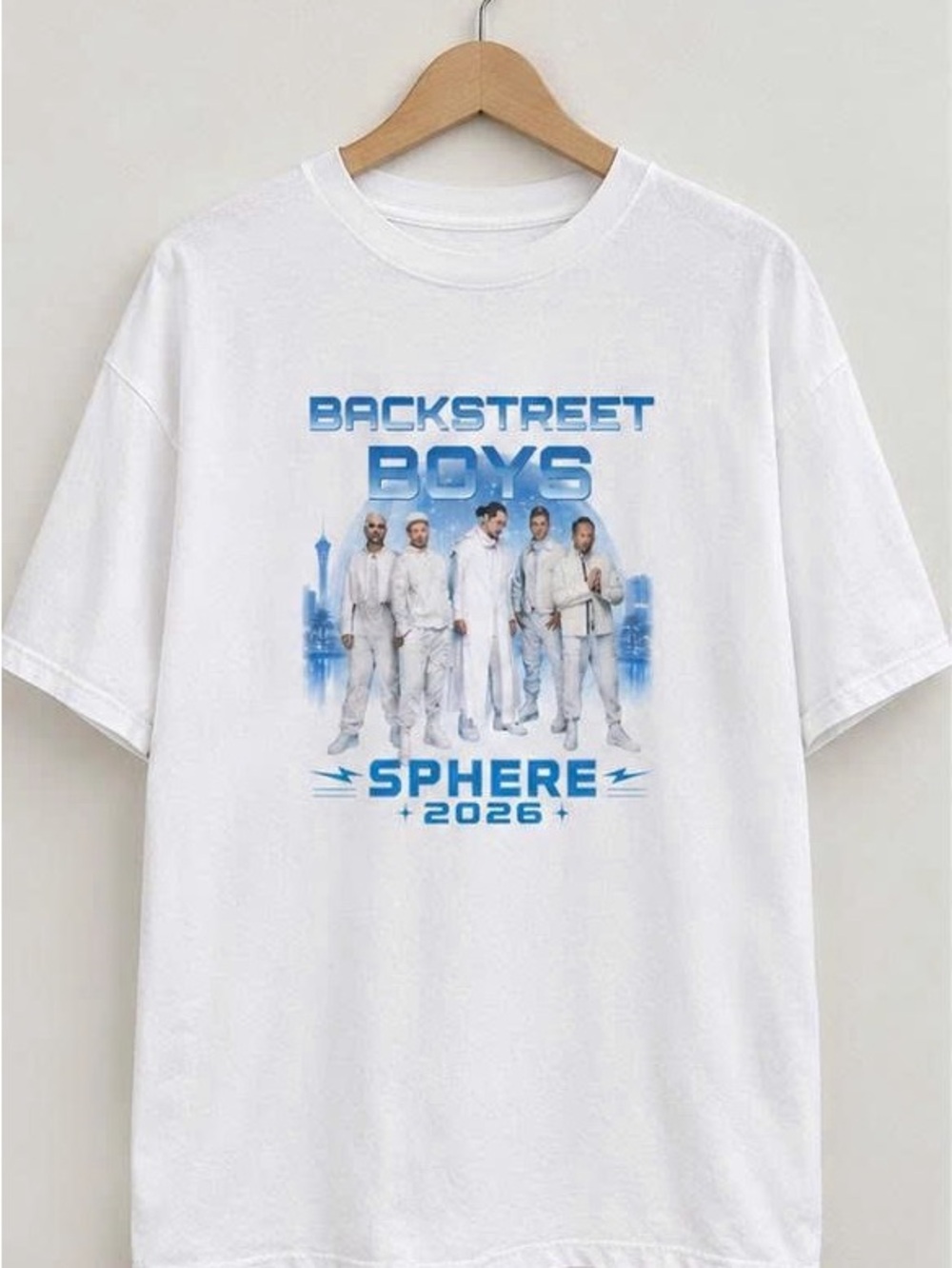 Backstreet Boys Sphere 2026 Graphic Tee - Blue Print